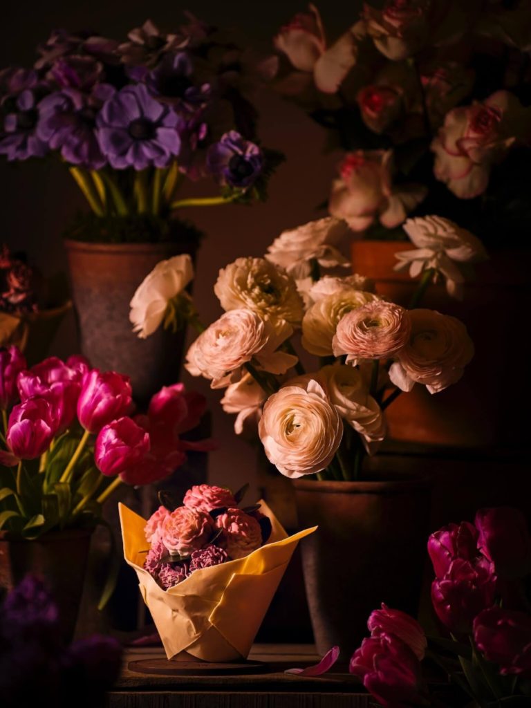 Paques Nicolas Guercio bouquet de fleurs chocolat 2026